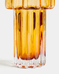 Jarrón Cristila de cristal naranja de 30 cm Jarrón Cristila de cristal naranja de 30 cm