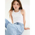 CAMISETA REGATA FEM BRANCO