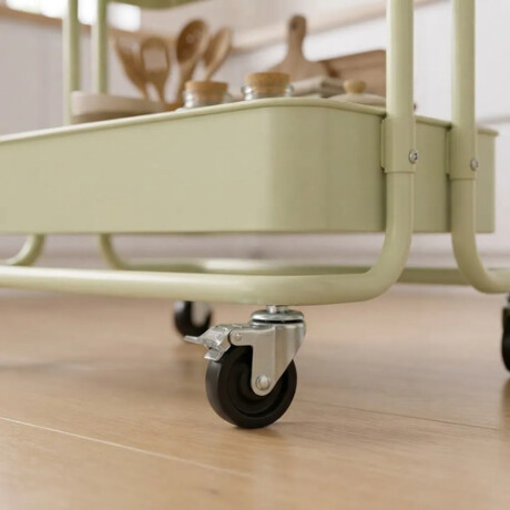 Carrito Organizador Metálico Multiuso Verde - 3 niveles Carrito Organizador Metálico Multiuso Verde - 3 niveles