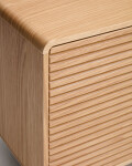 Mueble TV Norlen 3 puertas de chapa de roble acabado tono natural FSC Mix Credit 150 x 40 cm Mueble TV Norlen 3 puertas de chapa de roble acabado tono natural FSC Mix Credit 150 x 40 cm
