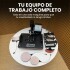 Prensa Térmica Sublimadora 5 En 1 Remeras Tazas Gorros Jarra Color Negro Rojo