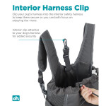 OUTWARD HOUND PUPPAK TRANSPORTÍN FRONTAL PARA PERROS - GRIS S N/A