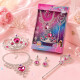 Set Joyas Princesa Niña Corona Collar Varita Regalo Infantil Set Joyas Princesa Niña Corona Collar Varita Regalo Infantil