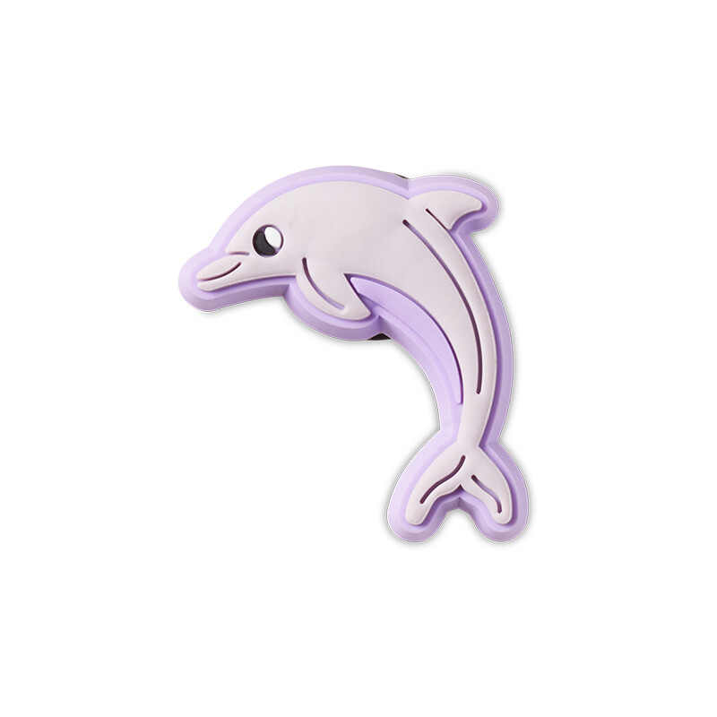 Jibbitz™ Charm Purple Dolphin Multicolor