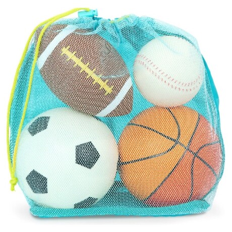 Setx4 Mini pelotas deportivas con bolsa Setx4 Mini pelotas deportivas con bolsa