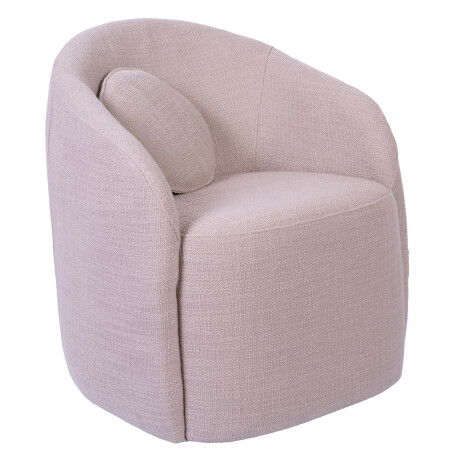 BUTACA GIRATORIA TELA NATURAL-BEIGE PARIS BEIGE