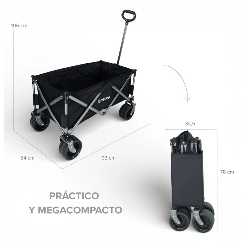 Carro Super Plegable Multiuso Waggon Bebesit Carro Super Plegable Multiuso Waggon Bebesit