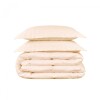 Acolchado mas Fundas Queen - Finezza 400 hilos Beige