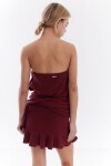 Vestido Calypso Bordó