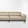 Sofá con chaise DUNA TELA BEIGE - IZQUIERDO