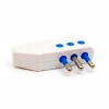 FICHA PLANO 10 AMP 3PATAS BLANCA Ficha Plano 10 Amp 3patas Blanca