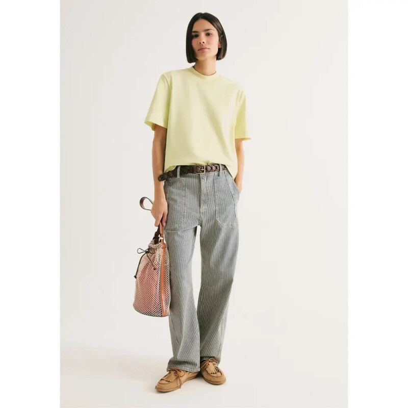 BLUSA MM FEM AMARELO CLARO