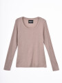 REMERA ISABEL BEIGE OSCURO