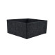 Organizador fieltro plegable 28x28x13cm GRIS