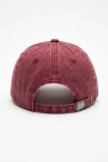 Cap washed bordo