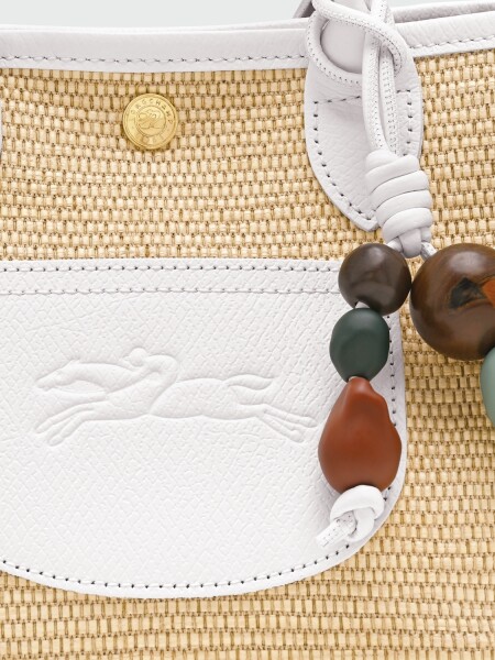 LONGCHAMP - Crossbody Le Panier Pliage Ceramique XS Negro con Logo