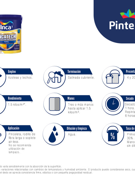 INCATECH TOTAL BLANCO 4 KG N/A