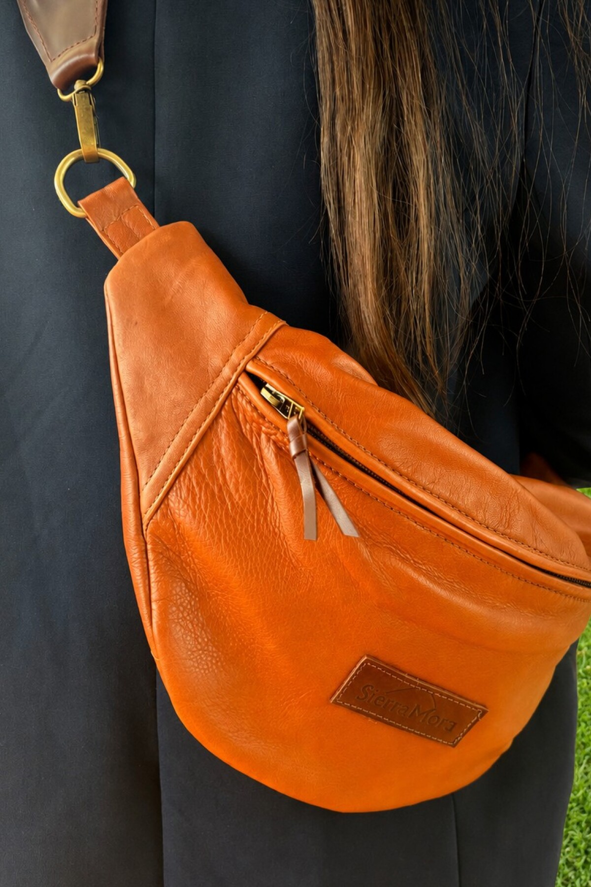 Leather Fanny Pack Camel