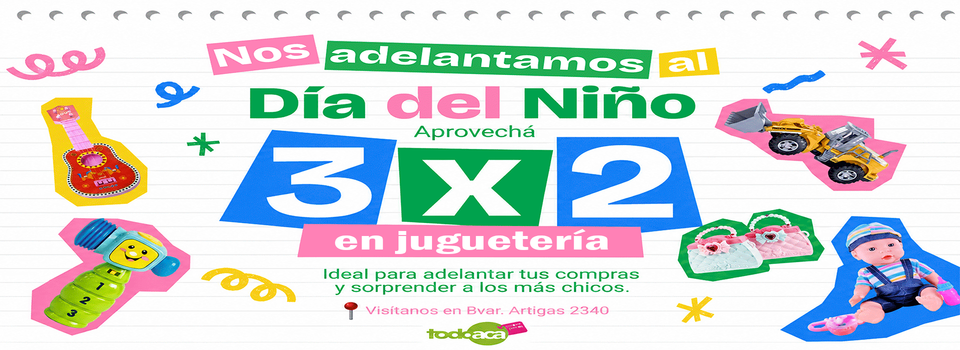 3x2 en Juguetería