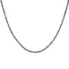 Cadena Tourbillon-Plata y Oro-Sin Piedra-CD5002 sinpiedra