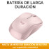 Mouse Llogitech M240 Silent Inalámbrico Bluetooth ROSA