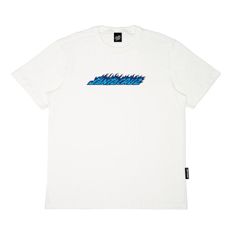 Remera Santa Cruz Flame Hand Strip - Blanca Remera Santa Cruz Flame Hand Strip - Blanca