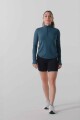 Top Feather Tech+ Half-Zip Top Mujer Black