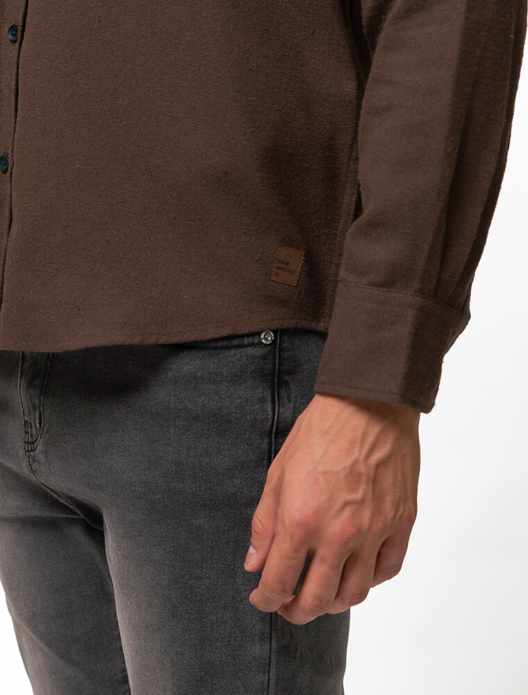 Camisa Franela Philadelphia Forum Marron