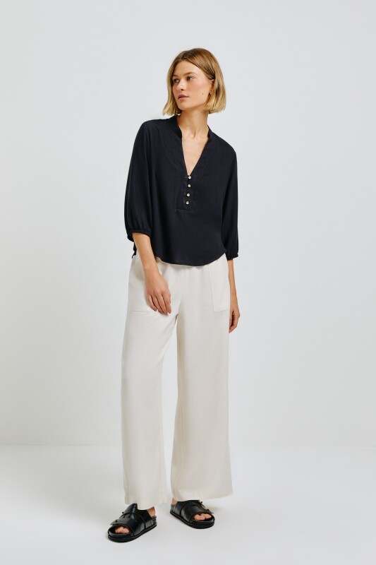 BLUSA FEM PRETO ESCURO