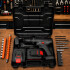 Taladro Percutor Atornillador + 2 Baterías 48V Inalambrico Negro