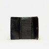 Billetera P&P en efecto cuero Negro