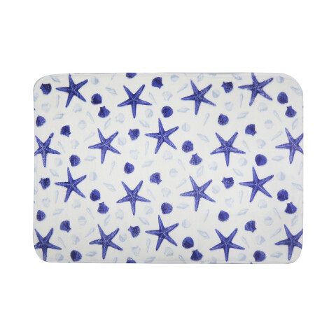 Alfombra Baño con Memoria Home Class 40x60 322 ESTRELLA AZUL