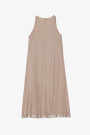 VESTIDO ARRUGADO Beige
