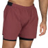 SHORT 2IN1 MEN POLY/SPX EVERLAST PIONEER 5" WINE M6 WINE