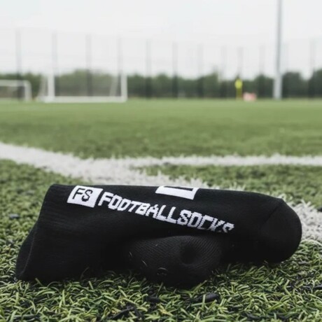 Par de Medias Deportivas Antideslizantes para Fútbol FS Negras