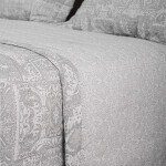 Cubrecama Bea Corbatero Gris Twin