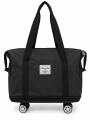 BOLSO DE VIAJE 3 NIVELES CON RUEDAS DESM NEGRO
