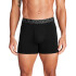 UA PERFORMANCE COTTON - SOLID 6 IN 3PK BLK