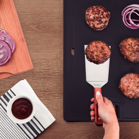 Espatula mango de madera y acero inox. 5" POLYWOOD -TRAMONTINA TN8264