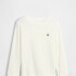 V-AUG BF LS TOP NEW OFF WHITE