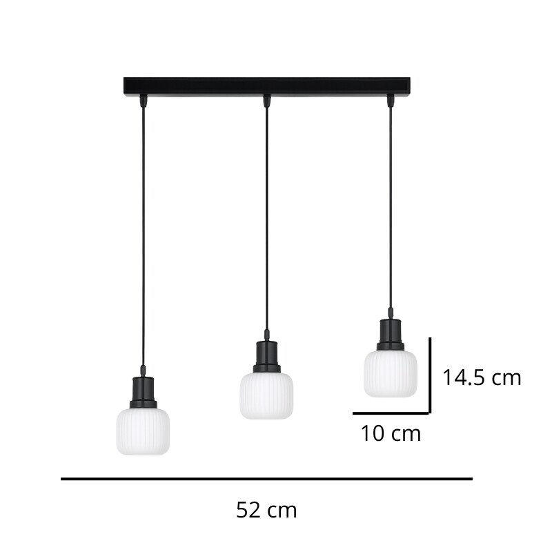 ARTEFACTO COLGANTE DECORATIVO PIRCE SMALL X3 Luminaria Colgante Decorativa Pirce Small X3