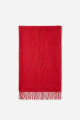 Pashmina 100% Lino rojo