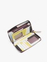 Cartera Estampada Con Textura multicolor