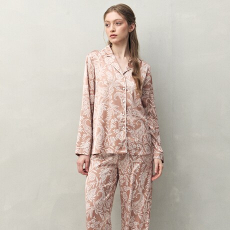 CAMISA GINGER PRINTED Tostado