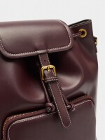 Mochila Con Alça Bandolera burdeos