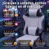 Silla Gamer Ergonomica Escritorio Reclinable Soporta 200kg Imback Blanco con Negro Silla Gamer Ergonomica Escritorio Reclinable Soporta 200kg Imback Blanco con Negro