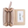 Small Leather Goods Mary Zip Around Card Case Cement Cemen