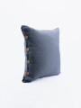 FUNDA ALMOHADON BOTONES GRIS