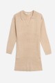 Sweater cuello polo BEIGE