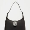 Bolso Signature en nylon Negro